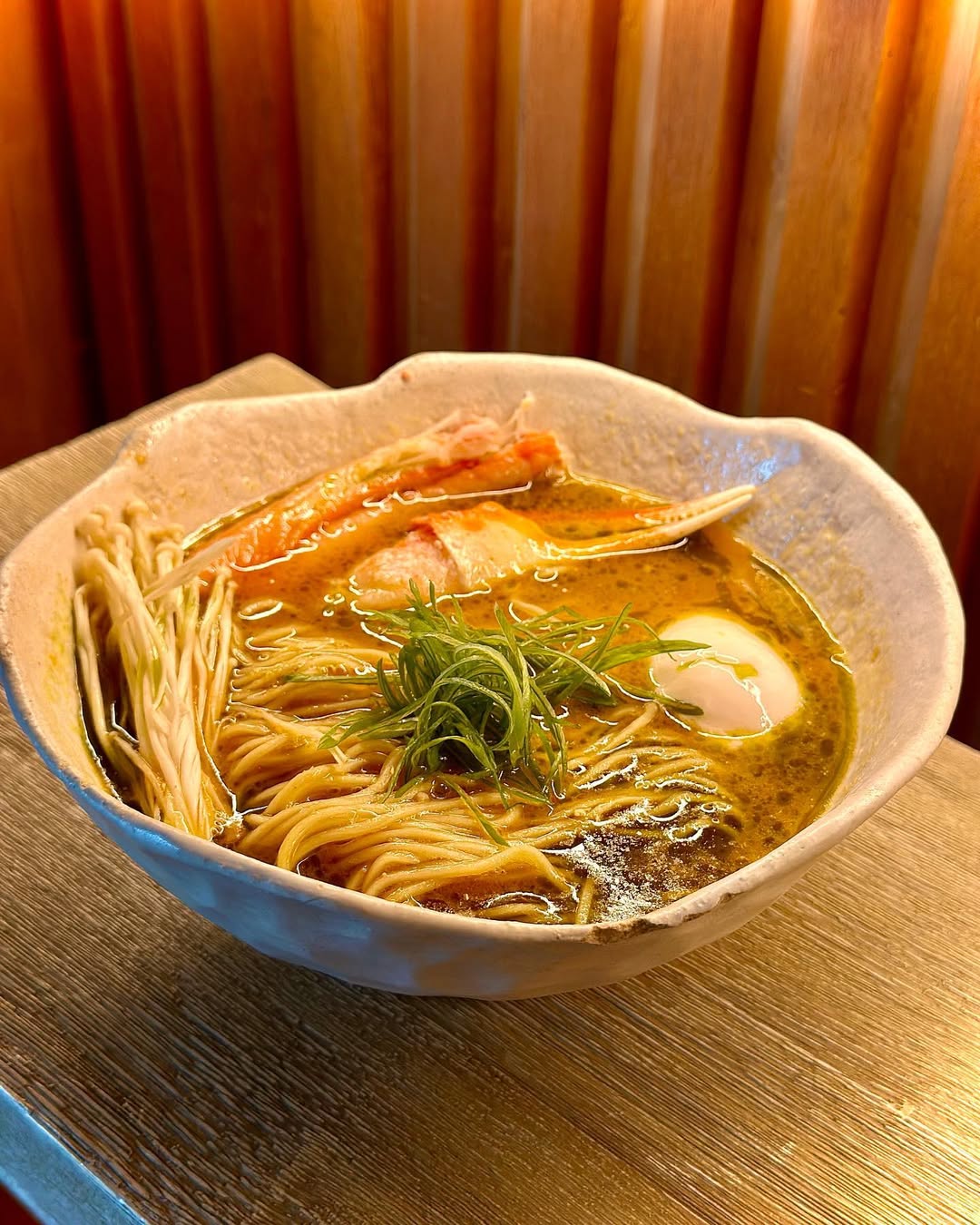 A bowl of ramen at Kinoya