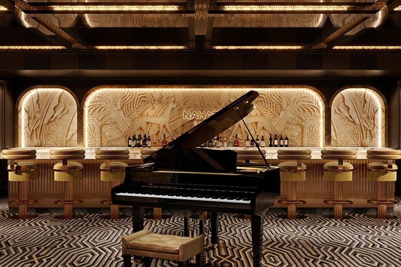 The grand piano at NAHATÉ