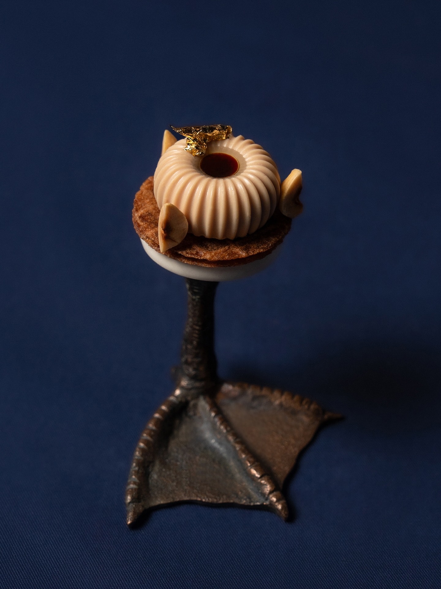 A sculptural dessert at Orfali Bros