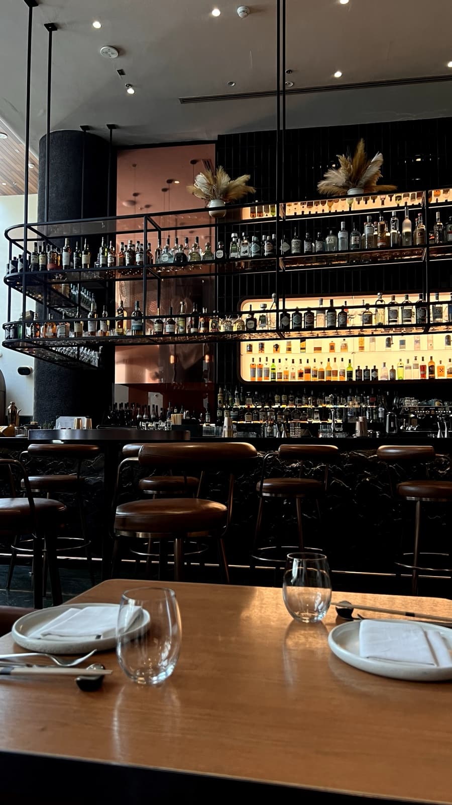 Nikita's shot of the bar inside Jun's