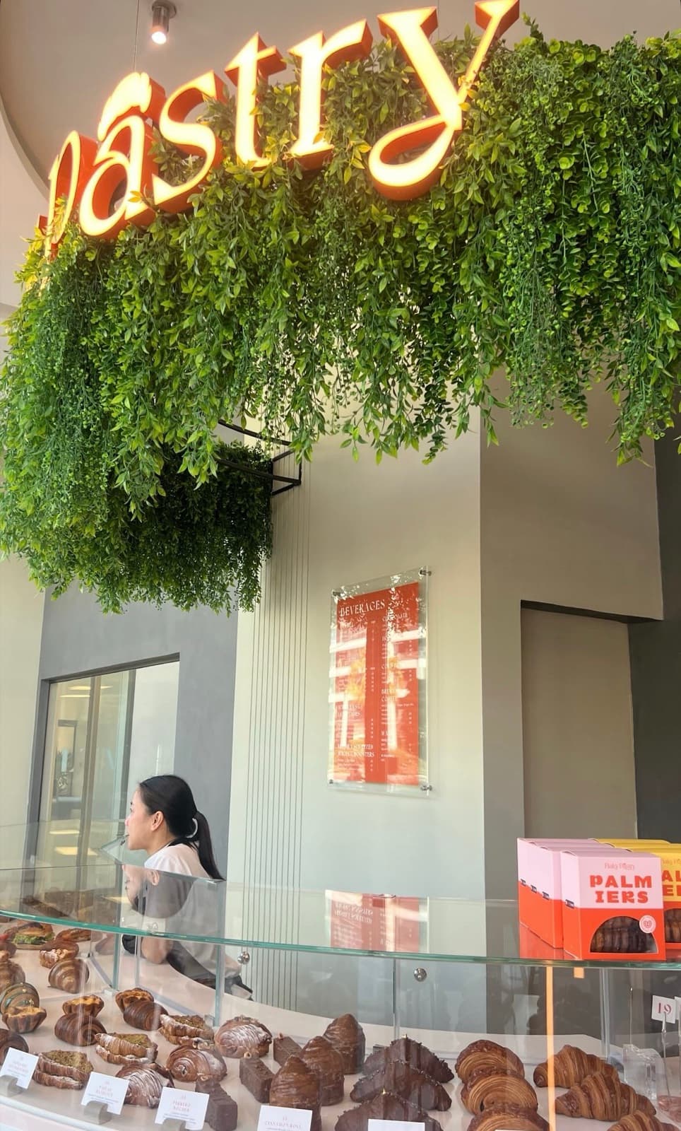 Nikita's shot of the Flaky Pastry logo wall